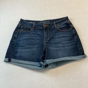 Lane Bryant Dark Blue Jean Shorts